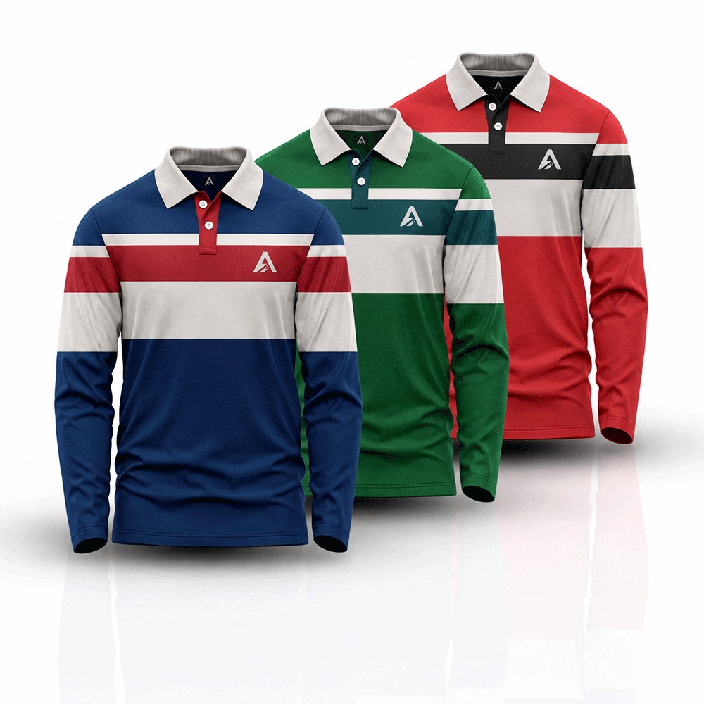 Custom Long Sleeve Polo Shirt